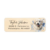 Great Pyrenees-honden retouradreslabel Etiket (Voorkant)