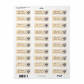 Great Pyrenees-honden retouradreslabel Etiket (Full Sheet)