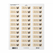 Great Pyrenees-honden retouradreslabel Etiket (Full Sheet)