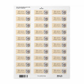 Great Pyrenees-honden retouradreslabel Etiket (Full Sheet)