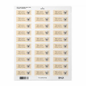 Great Pyrenees-honden retouradreslabel Etiket (Full Sheet)