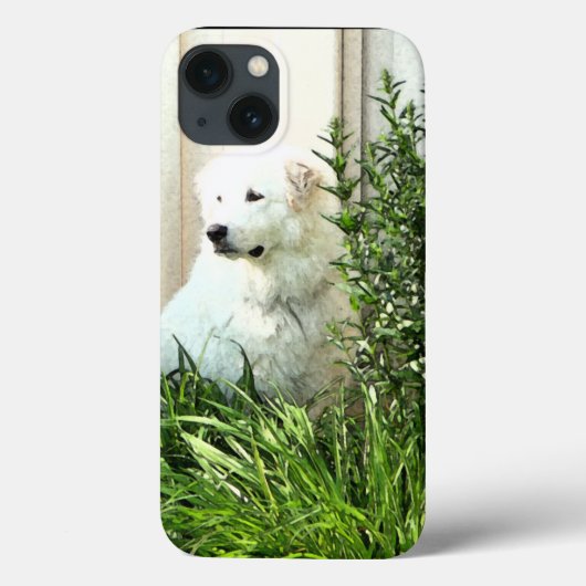 Great Pyrenees Hondenras iPhone X Hoesje (Achterkant)