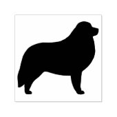 Great Pyrenees Hondenras Silhouette Zelfinktende Stempel (Design)