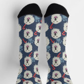 Great Pyrenees Kerstmis  Sokken (Top)