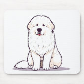 Great Pyrenees Muismat (Voorkant)