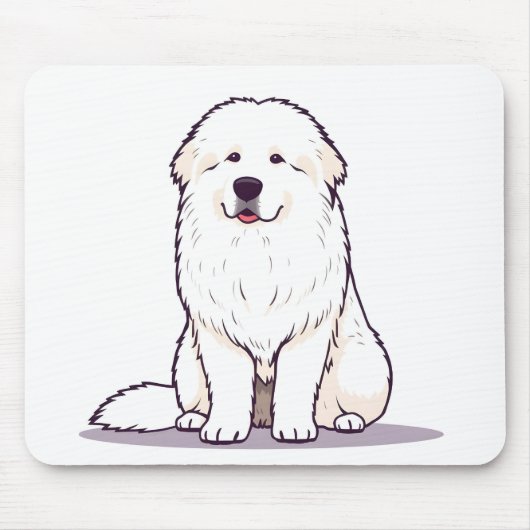 Great Pyrenees Muismat (Voorkant)