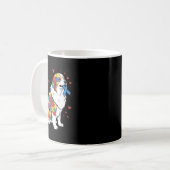 Great Pyrenees Puzzel Autisme Bewustzijn Autistisc Koffiemok (Voorkant links)