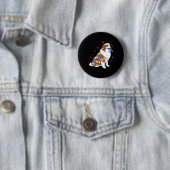 Great Pyrenees Puzzel Autisme Bewustzijn Autistisc Ronde Button 5,7 Cm (In situ)