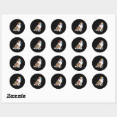 Great Pyrenees Puzzel Autisme Bewustzijn Autistisc Ronde Sticker (Vel)