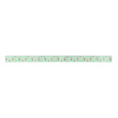 Great Pyrenees Satin Ribbon in Green Satijnen Lint (Voorkant)
