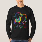 Great Pyrenees Tie Dye Rainbow Dog T-shirt (Voorkant)