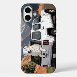 Great Pyrenees trip iPhone 16 Plus Hoesje