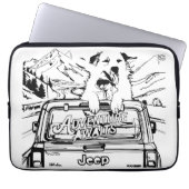 Great Pyrenees trip Laptop Sleeve (Voorkant)