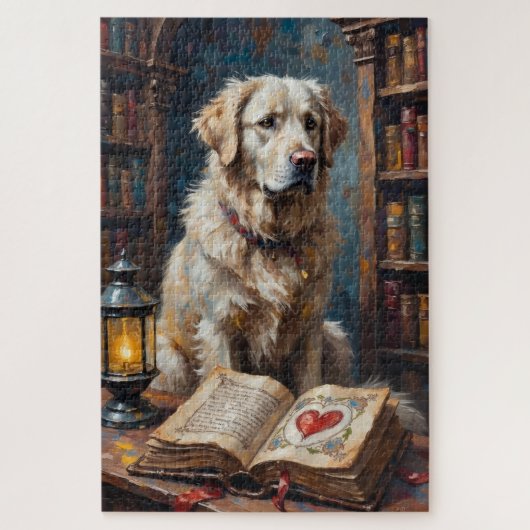 Great Pyrenees Valentine's Day Legpuzzel (Verticaal)