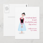 Great Quotations_Dance Briefkaart (Voorkant / Achterkant)