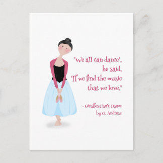 Great Quotations_Dance Briefkaart