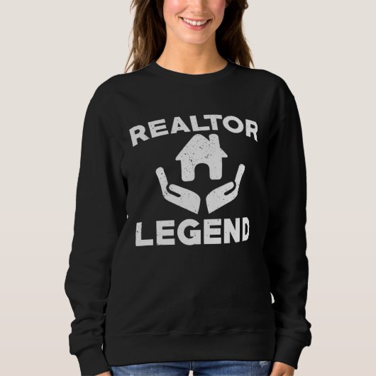 Great Realtor Legend Apparel Real Estate Broker Trui (Voorkant)