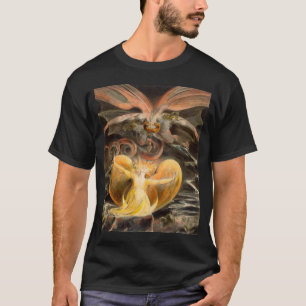 Great Red Dragon en de vrouw die met zon is afgesl T-shirt