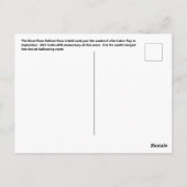 Great Reno Balloon Race 40ste verjaardag Briefkaart (Achterkant)