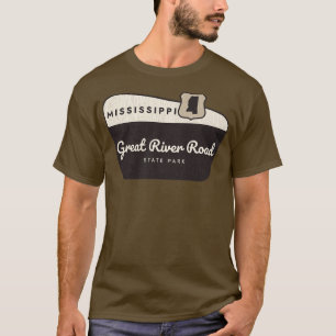 Great River Road State Park Mississippi Welkom SI T-shirt