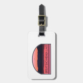 Great Sacandaga Lake New York Red Sunrise Bagagelabel (Voorkant verticaal)