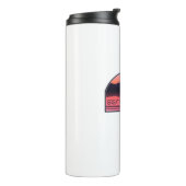 Great Sacandaga Lake New York Red Sunrise Thermosbeker (Gedraaid links)