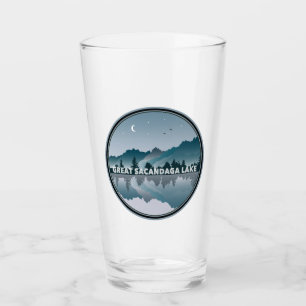 Great Sacandaga Lake New York Reflection Glas
