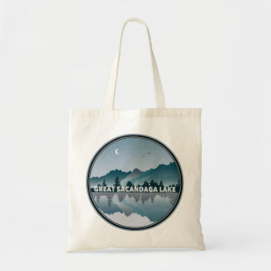 Great Sacandaga Lake New York Reflection Tote Bag