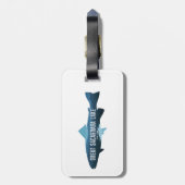 Great Sacandaga Lake New York Vis Bagagelabel (Achterkant verticaal)