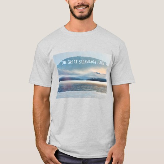 Great Sacandaga Lake - T-Shirt (brushed) (Voorkant)