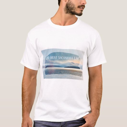 Great Sacandaga Lake - T-shirt (geborsteld) (Voorkant)