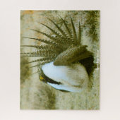 Great Sage Grouse Jigzaag Puzzle Legpuzzel (Verticaal)
