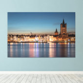 Great Saint Martin Church Keulen Canvas Afdruk (Insitu (Houten vloer))