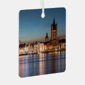 Great Saint Martin Church Keulen Metalen Ornament (Voorkant Rechts)