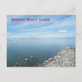 Great Salt Lake Briefkaart (Voorkant)