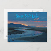 Great Salt Lake Landscape, Utah Briefkaart (Voorkant / Achterkant)