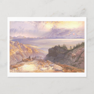 Great Salt Lake prang lithografie Briefkaart