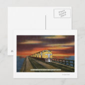 Great Salt Lake Railroad Cutoff Briefkaart (Voorkant / Achterkant)