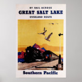 GREAT SALT LAKE Southern Pacific Old Rail Poster (Voorkant)
