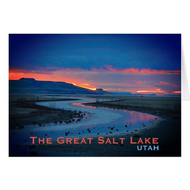 Great Salt Lake, Utah Landscape (Voorkant Horizontaal)