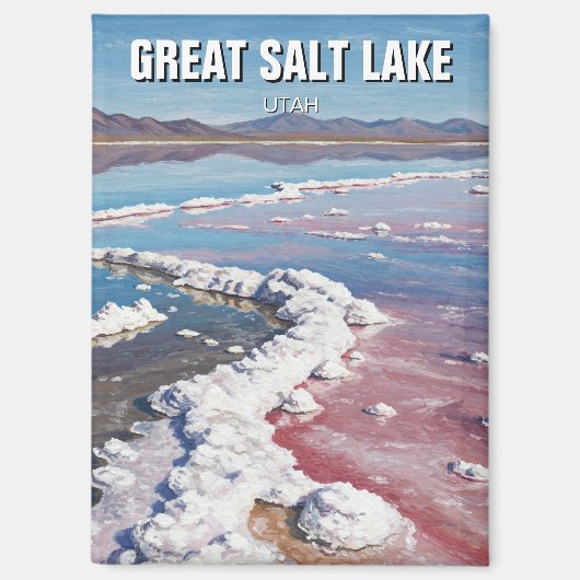 Great Salt Lake Utah Magneet (Voorkant)