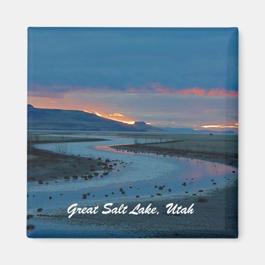 Great Salt Lake, Utah Magneet (Voorkant)