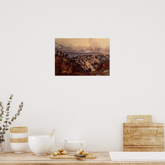 Great Salt Lake, Utah Poster (Keuken)