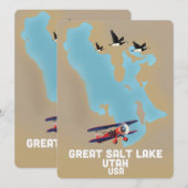 Great Salt Lake, Utah Reisposter (Voorkant / Achterkant)