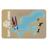 Great Salt Lake, Utah Reisposter Magneet (Horizontaal)