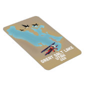 Great Salt Lake, Utah Reisposter Magneet (Rechterzijde)