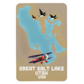 Great Salt Lake, Utah Reisposter Magneet (Verticaal)
