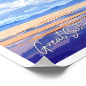 Great Salt Lake Utah Travel  afbeelding Poster (Hoek)