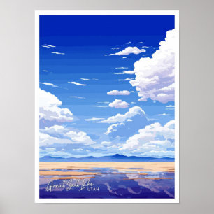 Great Salt Lake Utah Travel  afbeelding Poster