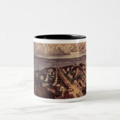 Great Salt Lake, Utah Tweekleurige Koffiemok (Center)